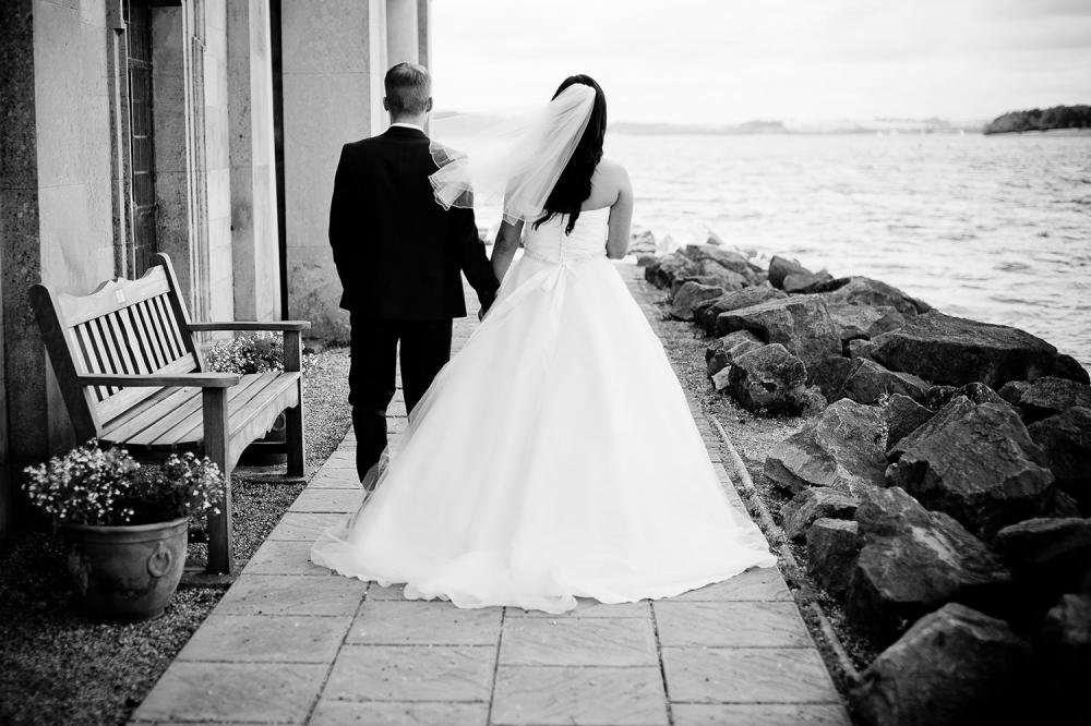 Bride & Groom Just Married Outside Normanton Church